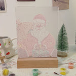 Load and play video in Gallery viewer, Joyful Santa Claus LED Paint by Numbers
