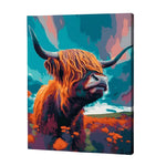 Load image into Gallery viewer, Highland Bull Paint by Numbers
