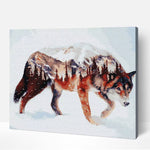 Load image into Gallery viewer, Spirit of the Wolf Paint by Numbers
