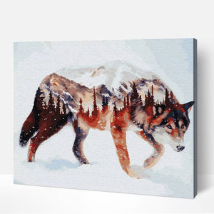 Spirit of the Wolf Paint by Numbers