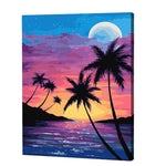 Load image into Gallery viewer,  Caribbean Sunset Paint by Numbers
