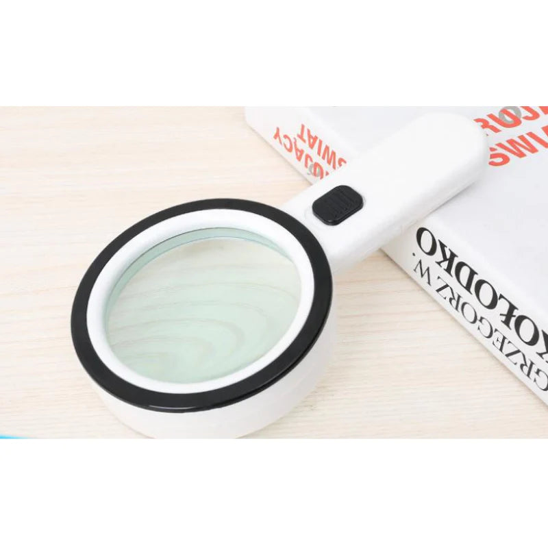 Handheld Magnifying Glass LED Lights