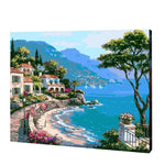 Load image into Gallery viewer, Mediterranean Seaside, Paint By Numbers
