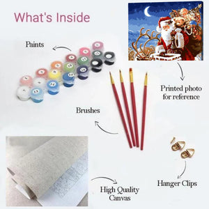 Santa’s Gifts Paint by Numbers