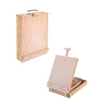 Load image into Gallery viewer, Wooden Desktop Easel &amp; Storage Box
